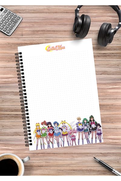 mertfigur Sailor Moon Anime Spiral Notebook A5 (50 Sheets)