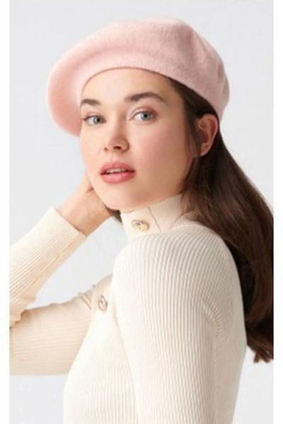 ergül çanta Women's French Painter Felt Beret