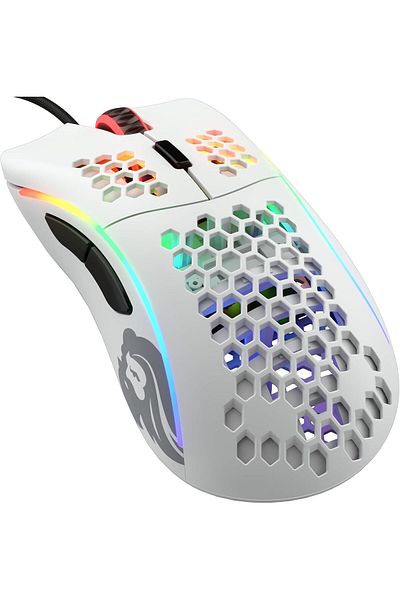 Glorious Model D Wired Mouse, 68g, RGB, White