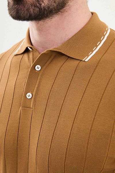 Mcr Knitwear POLO BUTTONED COLLAR