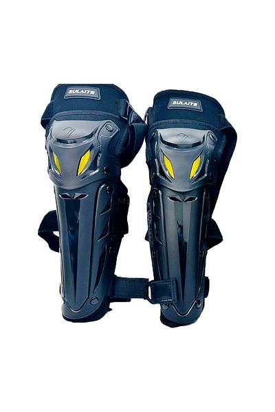 Generic 4pcs Motorcycle Protective Gear Kit for Adult, Universal Knee Brace and Elbow Guards for Bicycle