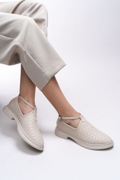 Riccon Pantofi casual de damă Imaraele cu copertă rigidă bej 0012455