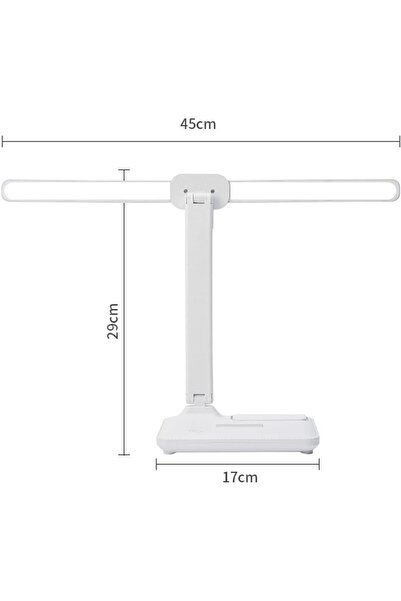 fulina LED Desk Lamp,with Pen Holder,Adjustable Foldable Table Lamp,Anti Slip Base,Rechargeable