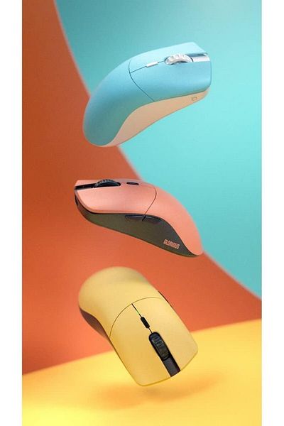 Glorious Model O PRO Wireless Mouse, 55g, 19K DPI, Blue