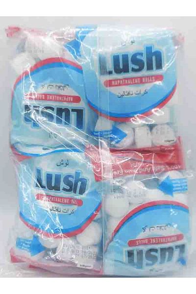 Lush Naphthalene Balls for Wardrobe, Bathroom, Toilet, Wardrobe, Washbasin and More (Pack of 4)