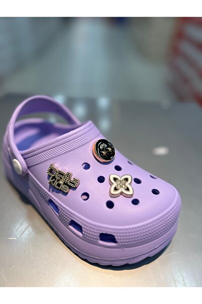 Akınal Bella High Sole Children's Stoned Closed Front Slippers