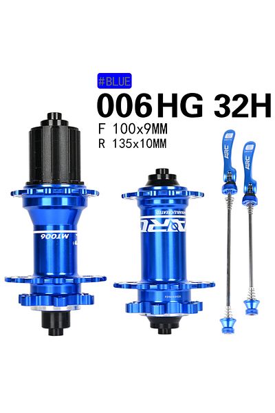 Choice 32H Blue QR ARC Bicycle Hub MTB Hub 32 28 36Holes Bike NBK Bearing Hub Aluminum Alloy Cube Mountain