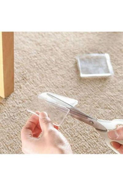 MBB ETİCARET 4 Pieces Silicone Transparent Sofa Furniture Table White Goods Printer Protector Anti-Slip Durable Pads