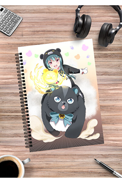 mertfigur Caiet cu spirală Kuma Kuma Bear Anime A5 (50 coli)