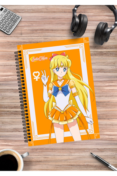mertfigur Caiet cu spirală Sailor Moon Anime A5 (50 coli)