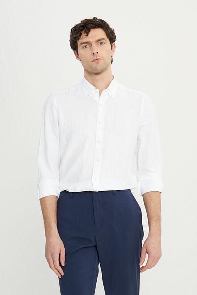 ALTINYILDIZ CLASSICS Slim Fit Slim Fit ελαστική μέση με πλαϊνή τσέπη ελαστικό casual μπλε ναυτικό παντελόνι