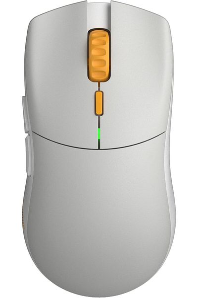 Glorious Wireless Gaming Mouse Series One Pro Glorious - Genos Gray/Gold - Lightweight, Durable, and High Per