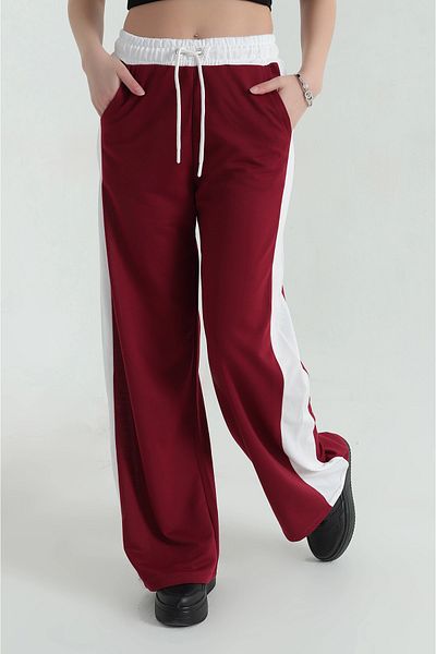 Secret Passion Lingerie Burgundy Two Thread Bird Eye Women's Trousers