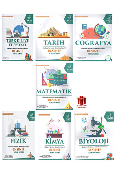 Yazıt Yayınları 10. Sınıf Tüm Dersler Konu Anlatımı+Hediye
