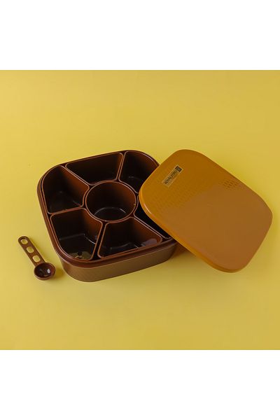 ROYALFORD 7 Container Spice Box, Plasticware Box, RF11040