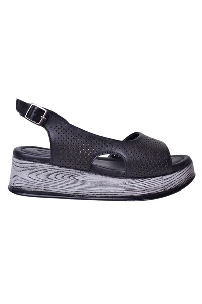 İskarpin Дамски кожени сандали 5014