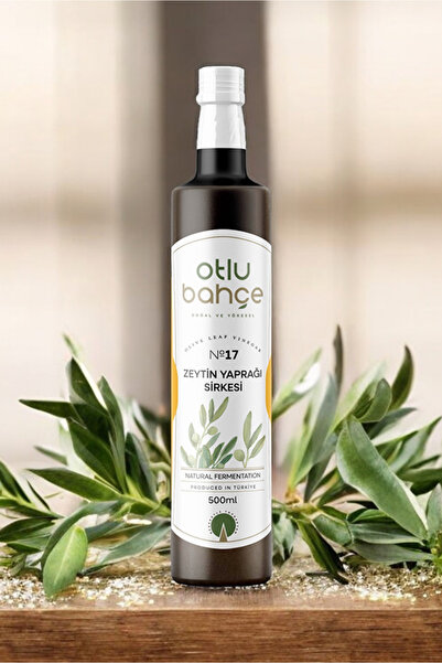 Otlu Bahçe Doğal Fermantasyon Zeytin Yaprağı Sirkesi 500ml (NATURAL FERMENTAT...