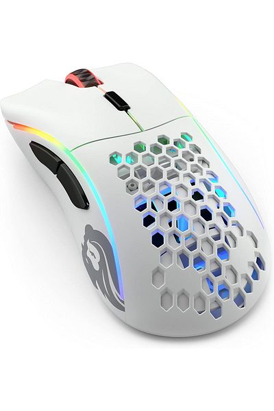 Glorious Model D- Wireless Mouse, 67g, RGB, White