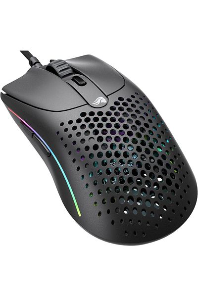 Glorious Model O 2 Wired Mouse, 59g, 26K DPI, Black