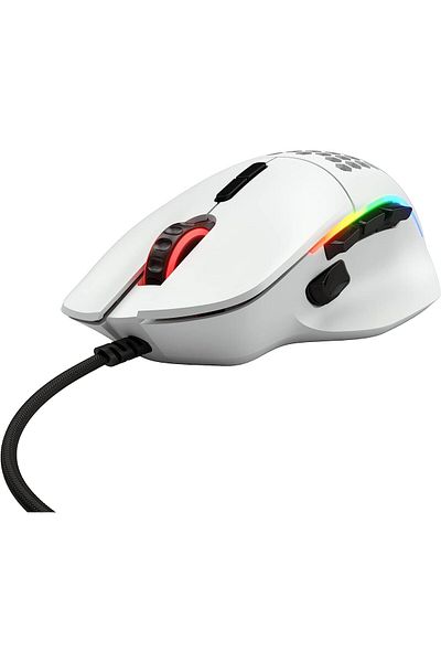 Glorious Model I Wired Mouse, 69g, RGB, White