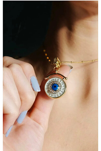 mibrillo 316 لتر من الفولاذ عين الشر دوريكا سلسلة ذهبية قلادة زودياك قلادة ال...