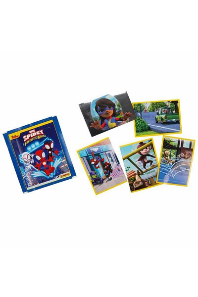 Panini Licensed Spidey Mega Starter Pack 10 Packs (50 Stickers) Stickers