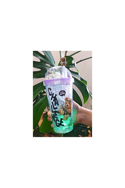 Lexi Bella 450ml Led Candy Hunter Mosquito with Straw 2Layer Noise State Mutual Fire Capsule