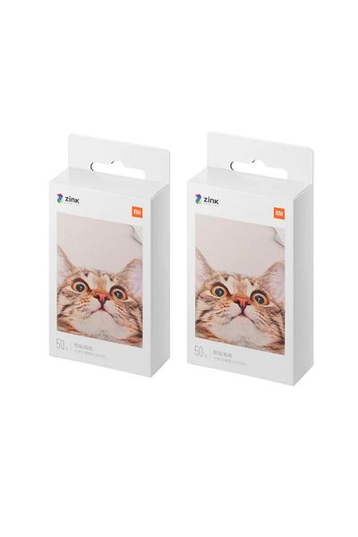 Choice 100 Pcs 100% New Xiaomi ZINK Pocket Printer Paper Self-adhesive Photo Print 10//50/100 Sheets Xiaomi