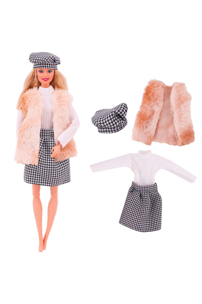 Choice L355 أثاث لدمى باربي ملابس إكسسوارات سرير مرآة 1/6 ديكور بيت الدمية Bj...