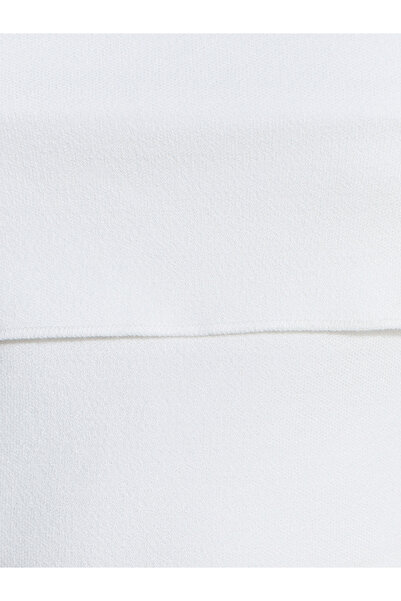 Dilvin 91422 Strapless Dress-Ecru