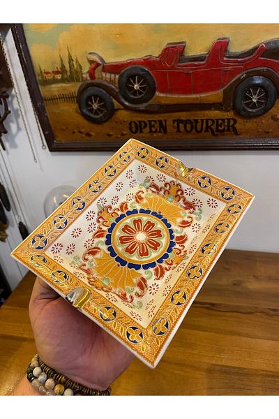 ANTİKA AYAL Antique Porcelain Ashtray