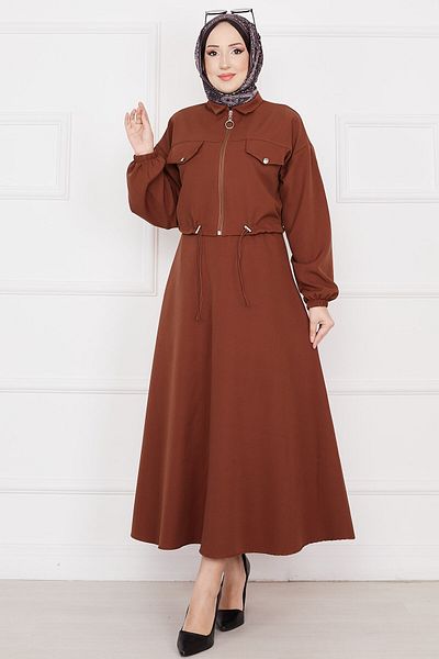 EBRUTESETTÜR Skirted Double Hijab Set