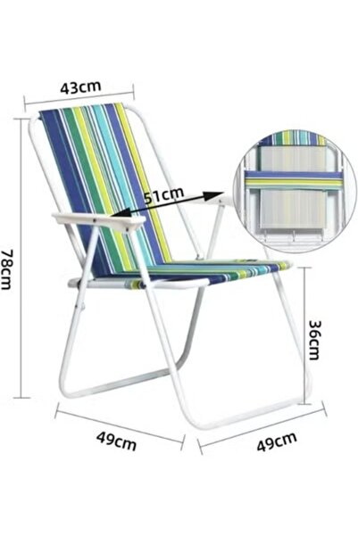 smart home A camping chair set consisting of 2 folding chairs, a picnic chair, a sports chair, an outdoor chair