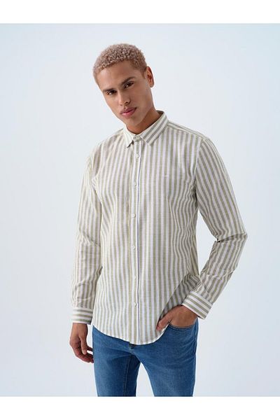 Loft Men's Shirt Khaki 2039474