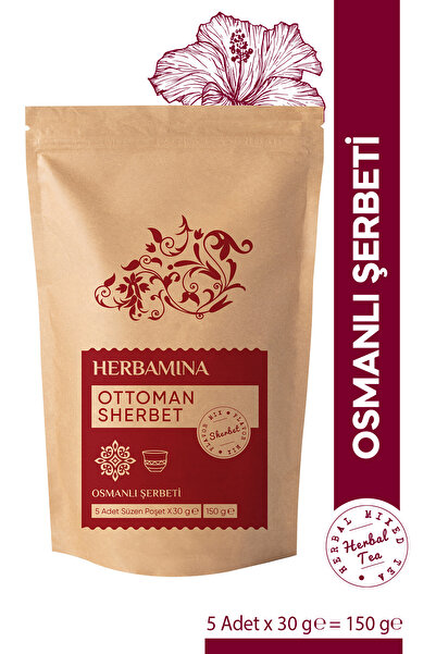 Herbamina Osmanlı Şerbeti 150 gr - Süzen Poşet 30x5 Adet