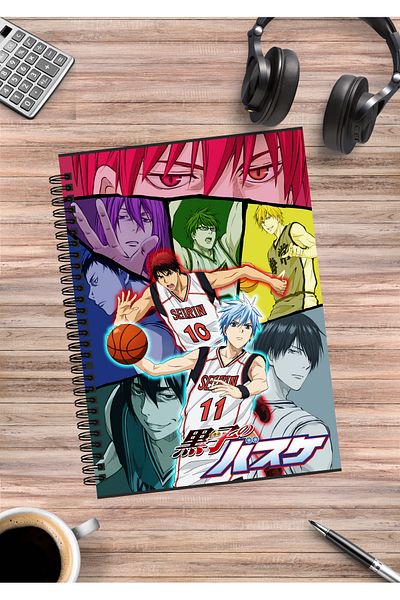 mertfigur Kuroko No Basket Anime Spiral Notebook A5 (50Sheets)