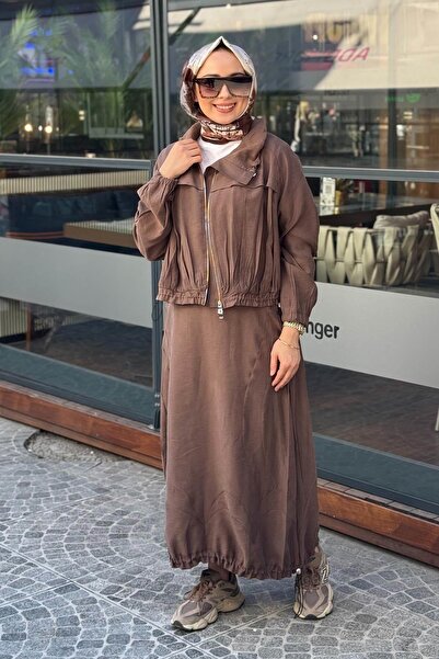 MissWhence Etekli Takım 37200 Vizon