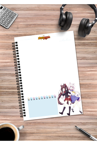 mertfigur Caiet cu spirală Nekopara Anime A5 (50 coli)