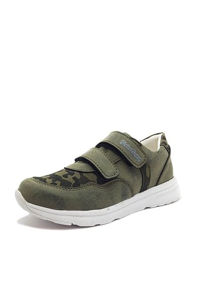 GDT Ayakkabı Şirin Bebe Şirin Young Khaki Ortopedic Velcro Pantofi Băieţi