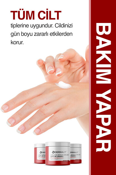 Dermavit Ayak Tırnak Mantar El Bakım Topuk Çatlağı Ve Beyazlatıcı Etkili Mucizevi Krem 100 ml