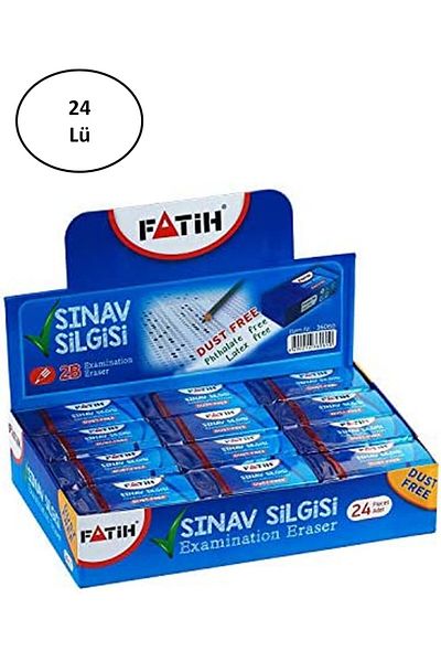 Fatih Blue Exam Eraser - FS24/M Model