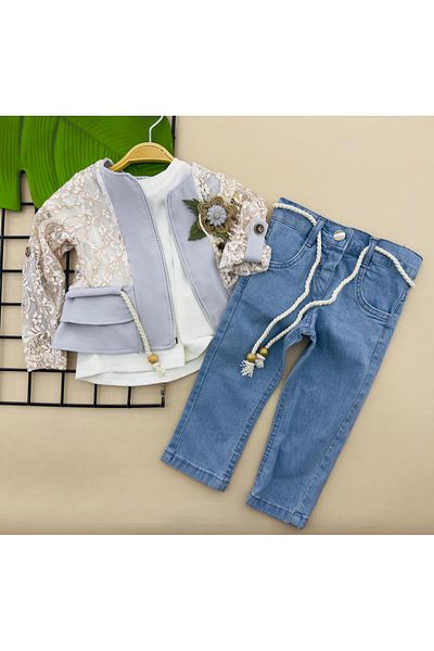 ÖRZİKİDS Seasonal 3-Piece Girl Set