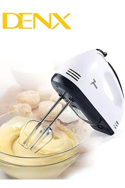 Denx خفاقة بيض كهربائية أوتوماتيكية بـ 7 سرعات DX2007