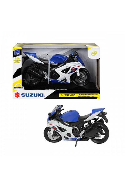 PeriYedi دراجة نارية سوزوكي Gsx-r1000 موديل 2008 بمقياس 1/12 - أزرق