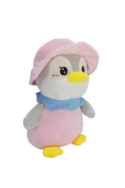 Flower Toys Halley 40 Cm Şapkalı Peluş Penguen Uyku Oyun Arkadaşım 1 Adet