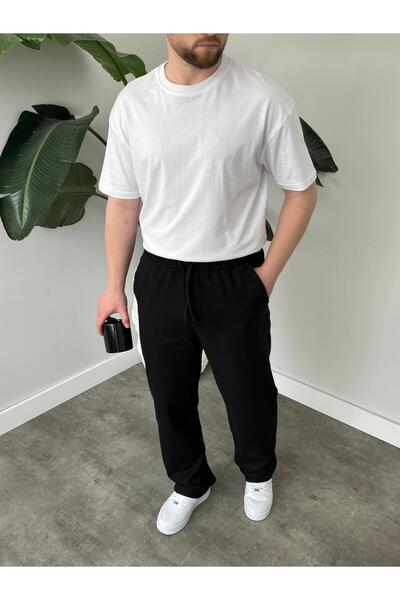 Quik-max Perive lanene pantalone široke kroje