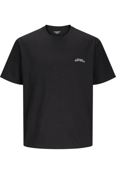 Jack & Jones Tricou JACK &JONES Lucca Graphic - 12276601-Negru