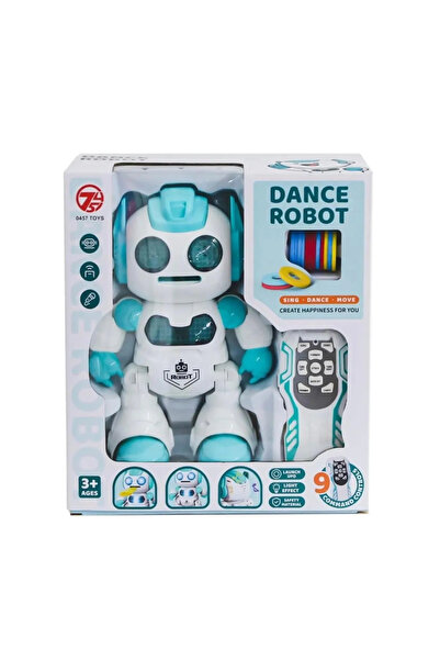 Boratila Toys Disk Atan Dans Eden Kumandalı Full Fonksiyon Pilli Tatlı Robot ...