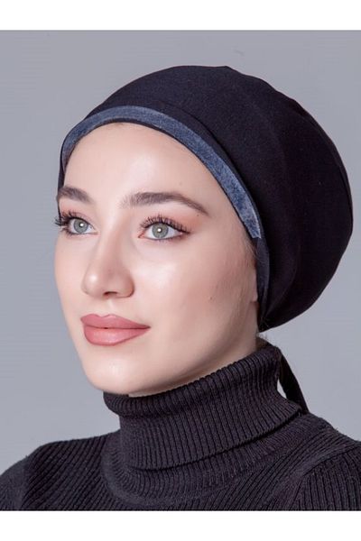 nanak Black Lace-Up Non-Slip Pool Cap