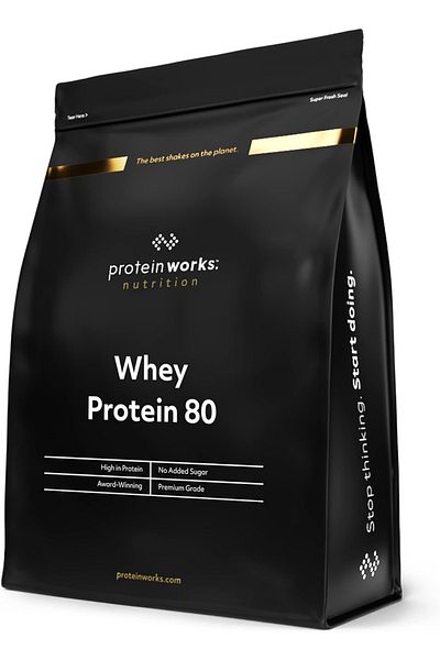 THE PROTEIN WORKS - Whey Protein 80 Powder Low Calorie 14 Servings Banana Smooth 500g